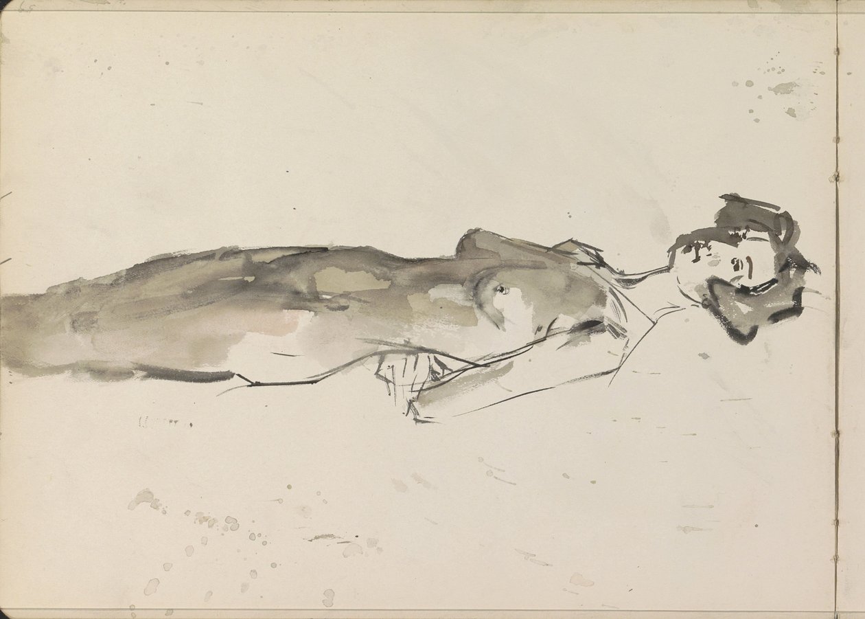 Desnudo femenino de pie de Isaac Israels