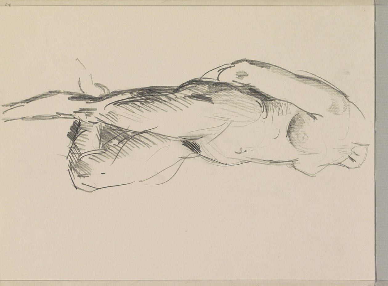 Desnudo femenino de pie de Isaac Israels