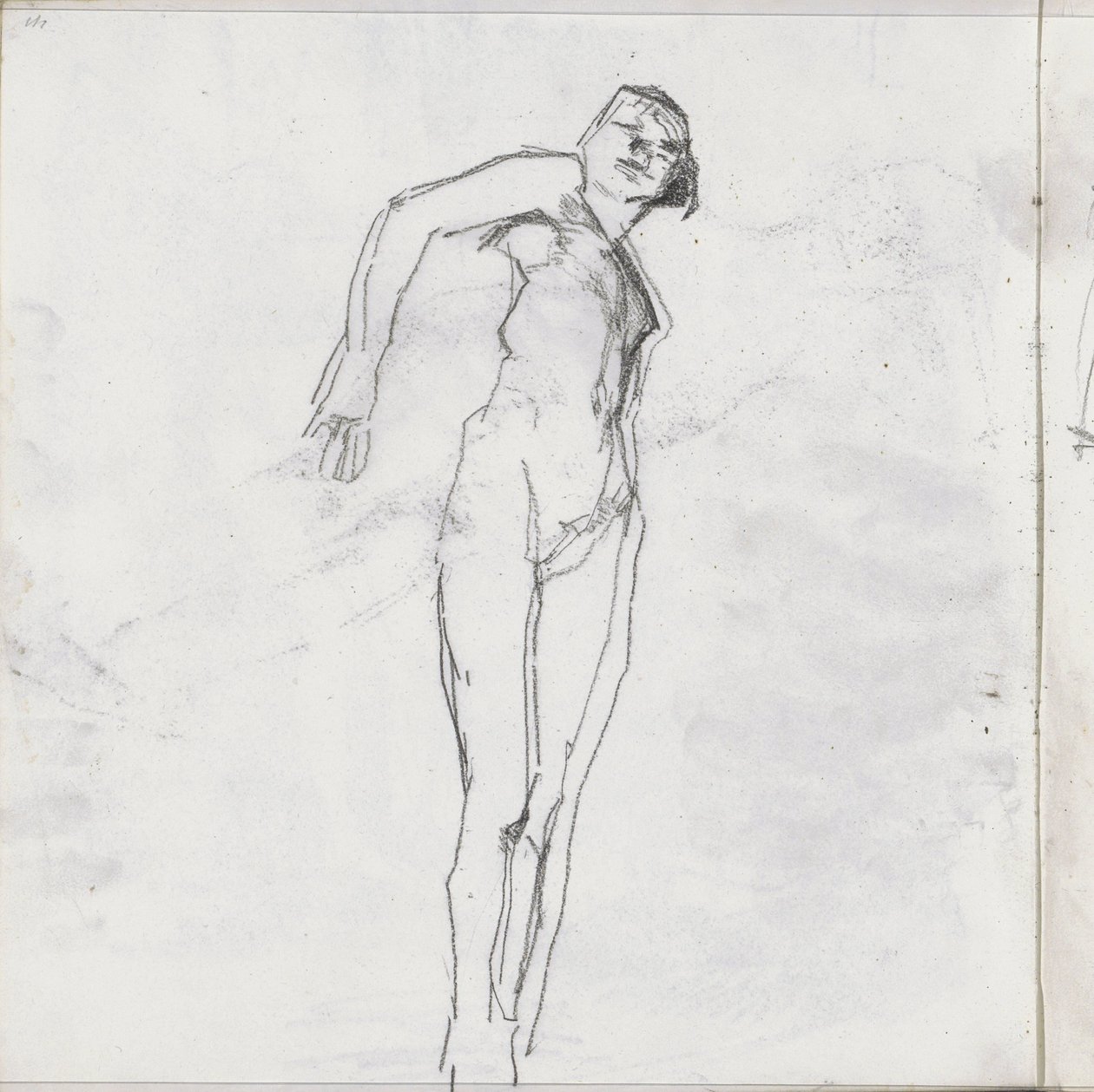 Desnudo femenino de pie de Isaac Israels
