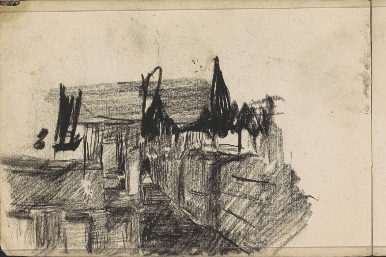 Vista de la calle con figuras de Isaac Israels