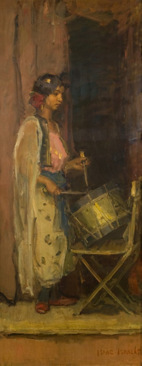 La Chica Tamborilera Egipcia de Isaac Israels