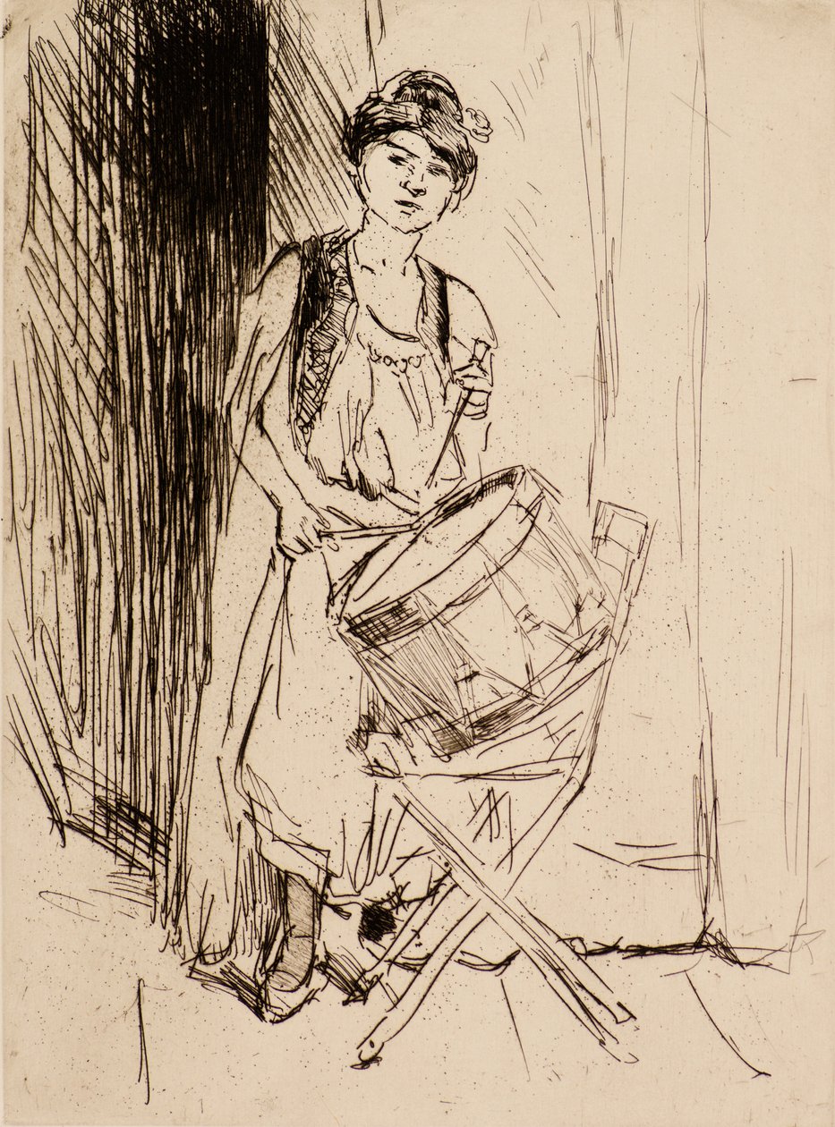 La dama con el tambor de Isaac Israels