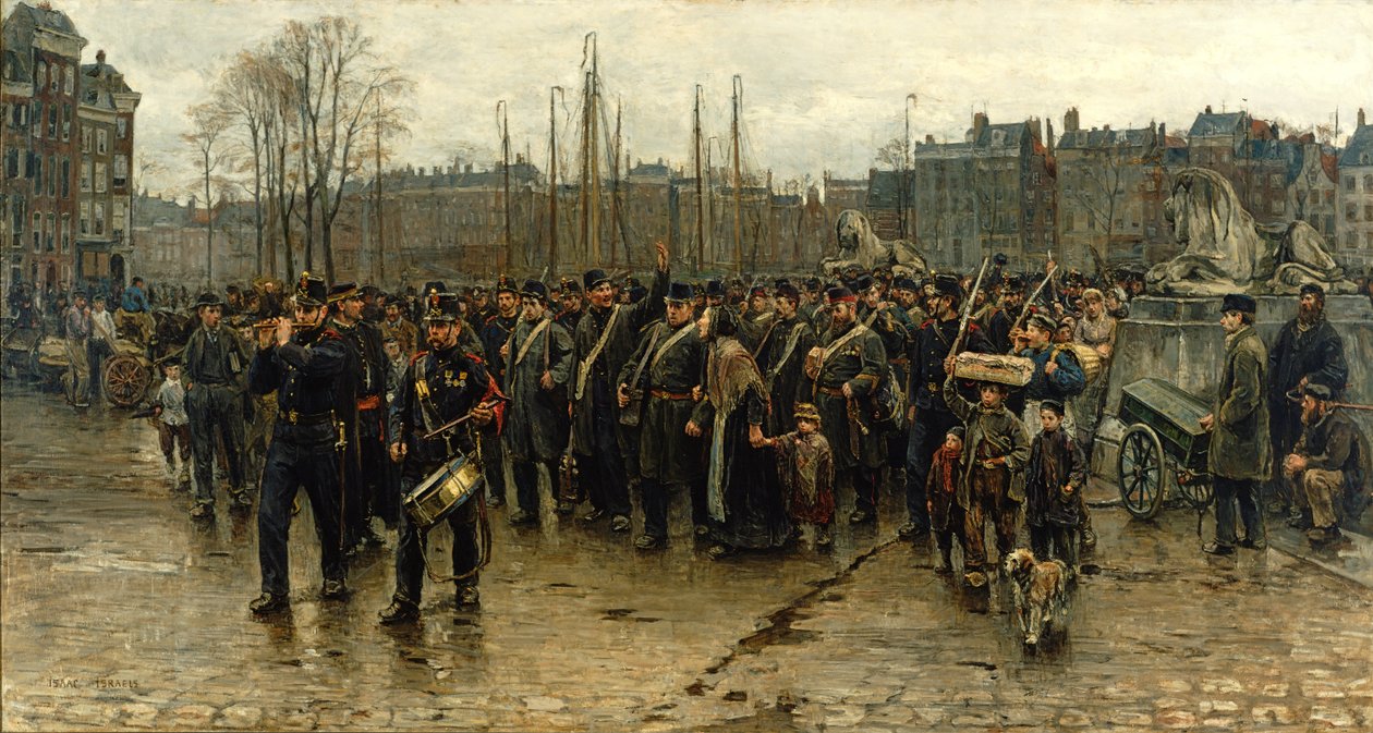 Transporte de soldados coloniales de Isaac Israels
