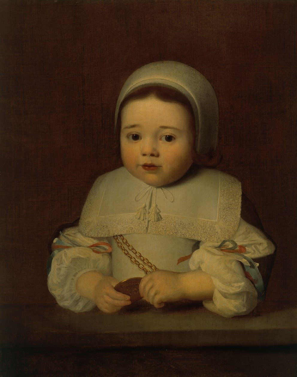 Retrato de niño de Isaac Luttichuys