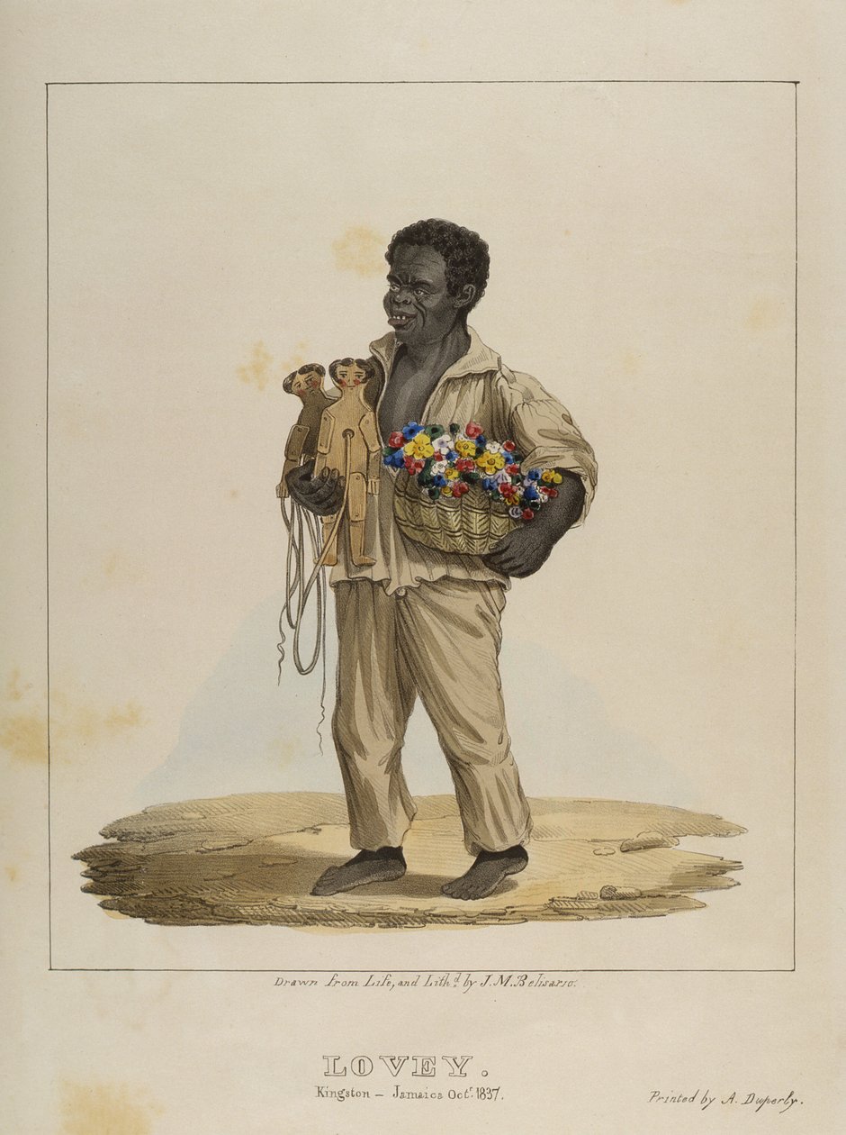 Lovey, lámina 8 de Bocetos de Carácter..., 1838 de Isaac Mendes Belisario