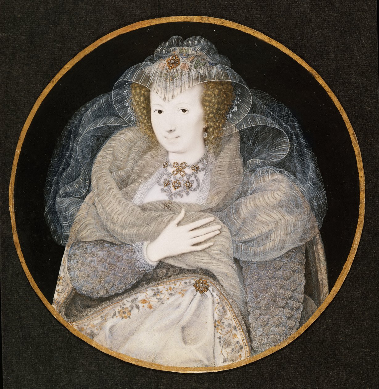 Retrato de Frances, Condesa Howard de Isaac Oliver