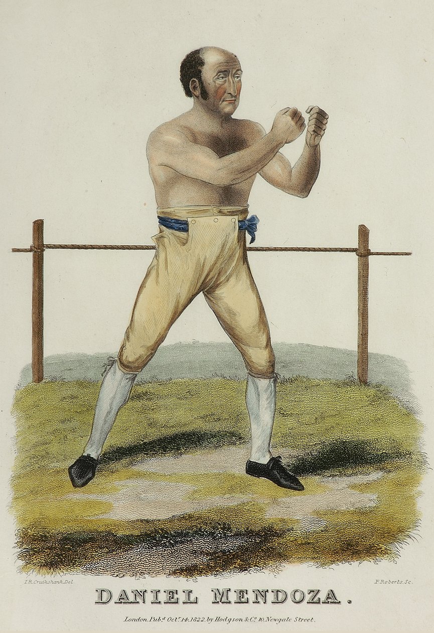 Daniel Mendoza de Isaac Robert (after) Cruikshank