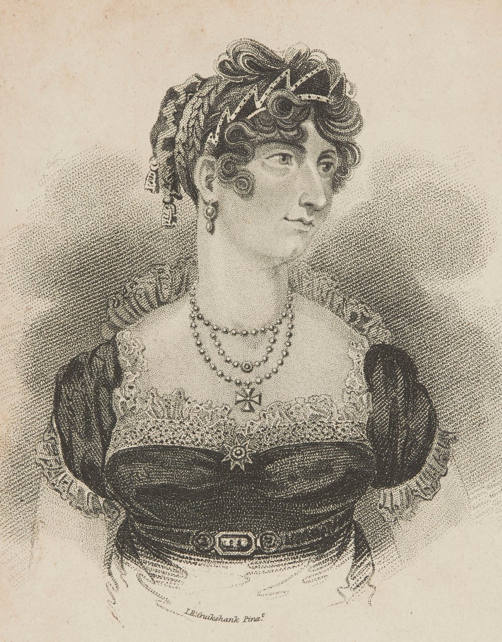 Su Alteza Real la Princesa de Gales de Isaac Robert Cruikshank