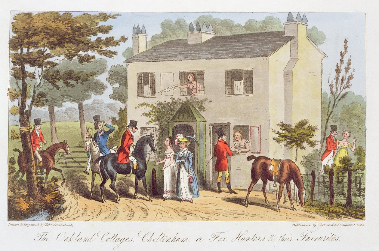 Las cabañas de Oakland, Cheltenham, o cazadores de zorros y sus favoritos, de 