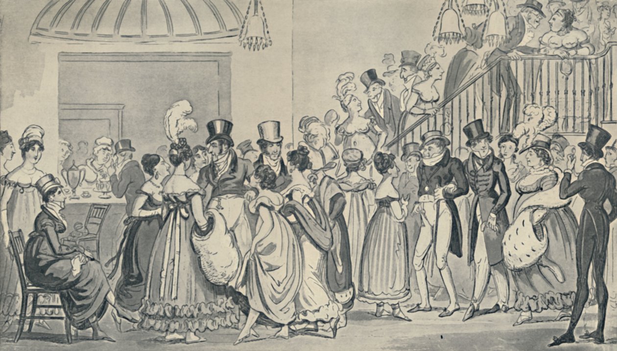 En el salón de Covent Garden de Isaac, Robert and George Cruikshank