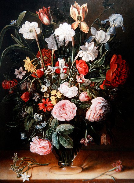 Una naturaleza muerta de tulipanes y anémonas de Isaac Soreau