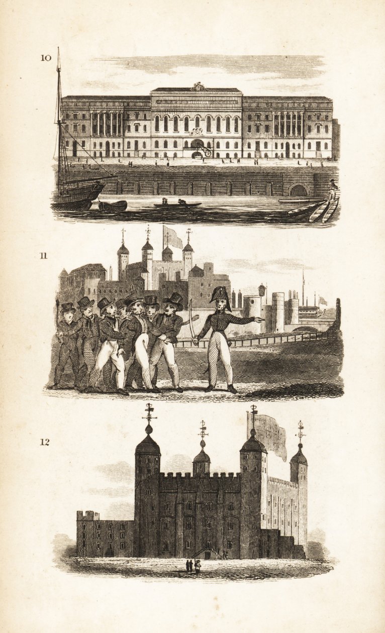 La Aduana, la banda de prensa y la Torre de Londres de Isaac Taylor