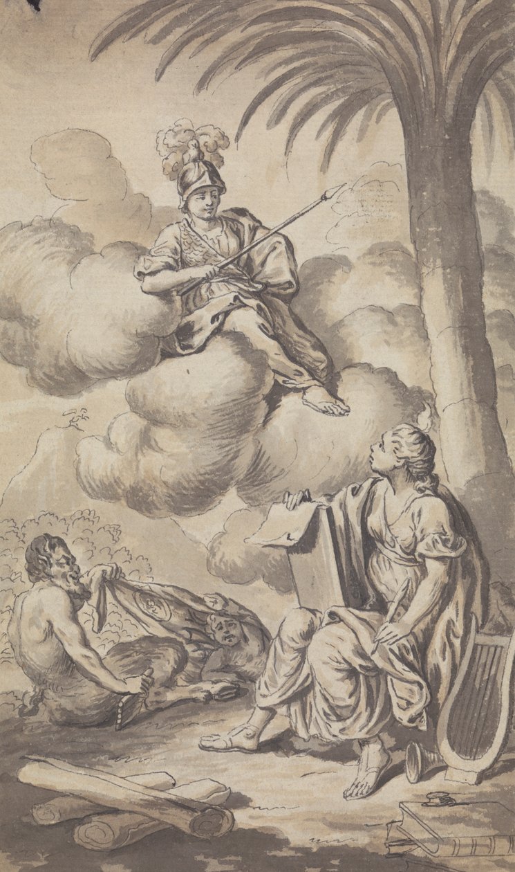 Town and Country Magazine - Frontispicio del Vol. IV, 1772 de Isaac Taylor