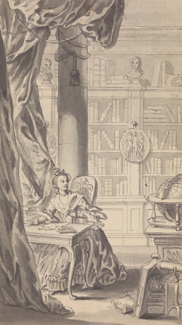 Ilustración de revista/obra de teatro sin identificar de Isaac Taylor