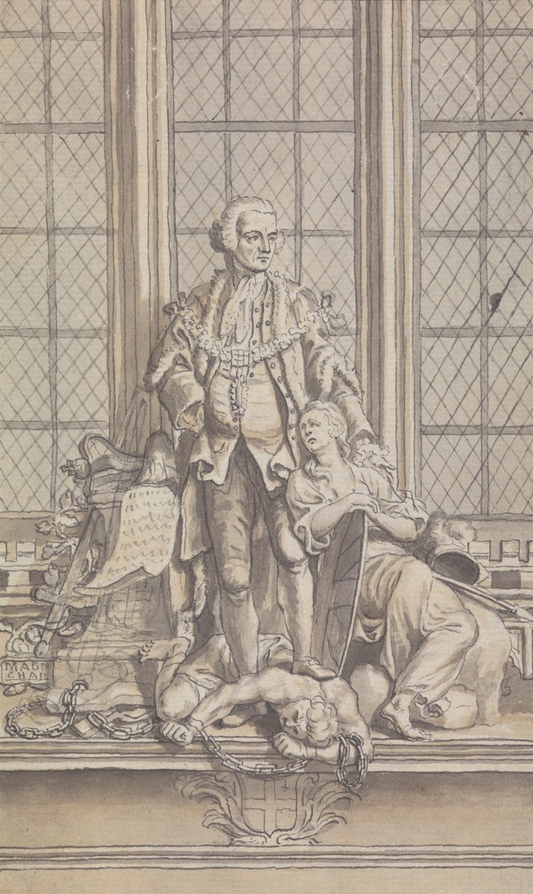Periódico / Ilustración de obra de teatro sin identificar de Isaac Taylor