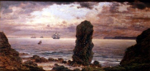 Barcos en el mar de Isaac Walter Jenner