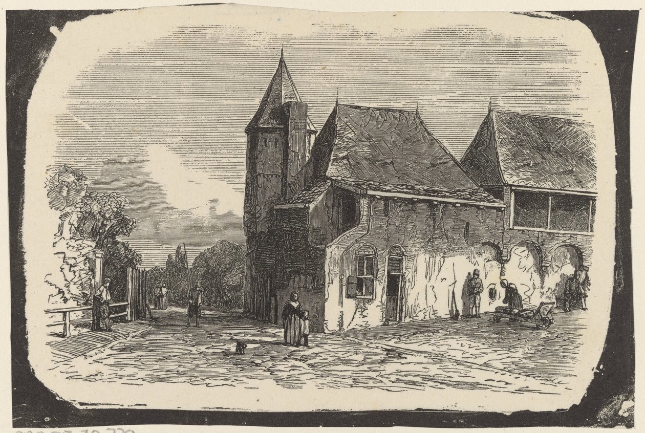 Vista del Koppelpoort en Amersfoort de Isaac Weissenbruch