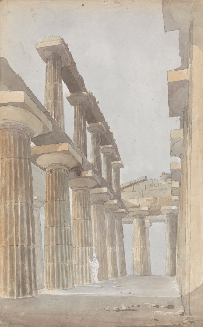 Interior del Templo Mayor de Paestum de Isaac Weld