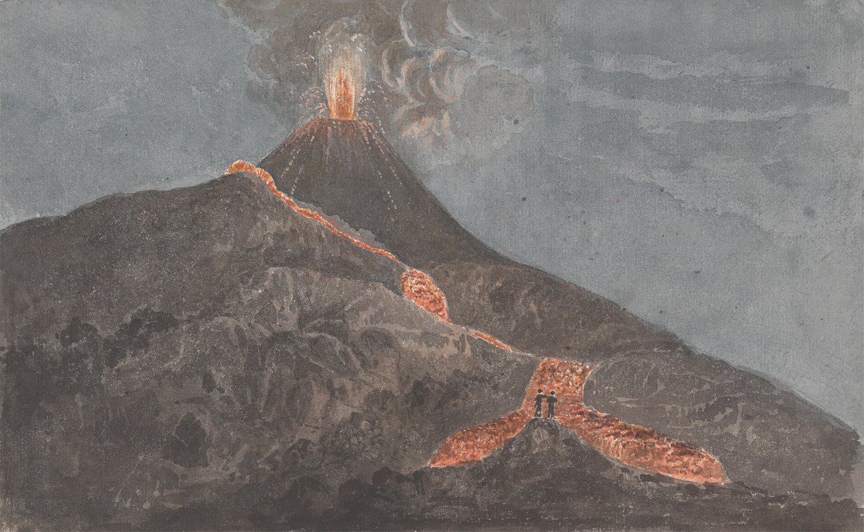 Vesubio en erupción de Isaac Weld