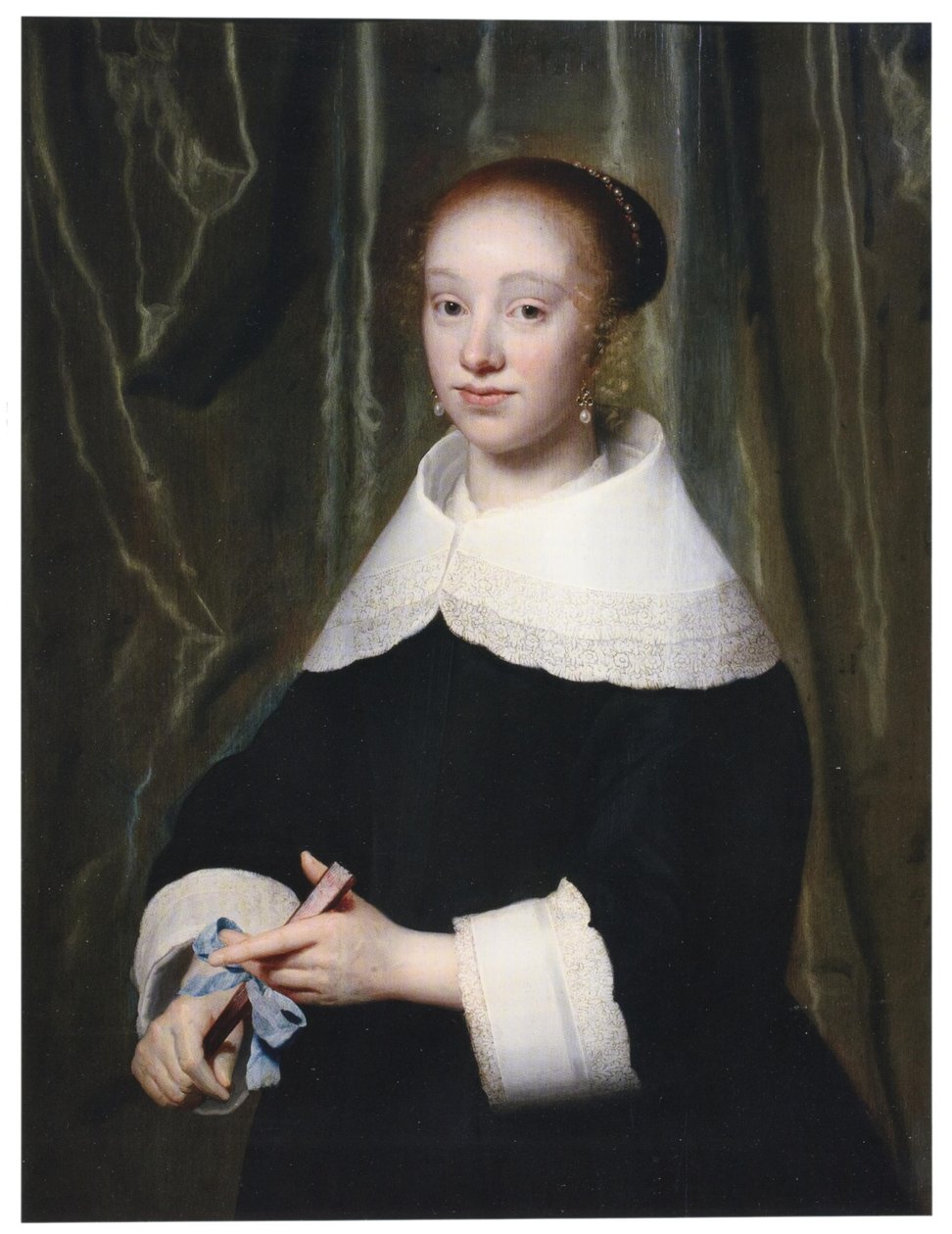Retrato de Esther Bary (1630-1696), hacia 1652, esposa de Jan Hendrik Lestevenon de Isaack Luttichuys
