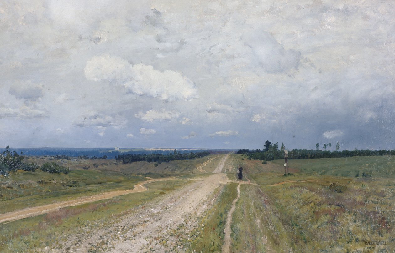 El camino de Vladimirka, 1892 de Isaak Ilyich Levitan