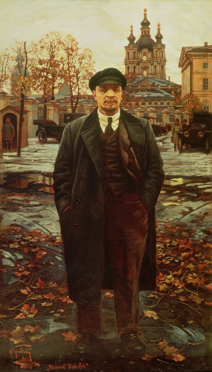 Vladimir Ilyich Lenin (1870-1924) en Smolny, c.1925 de Isaak Israilevich Brodsky
