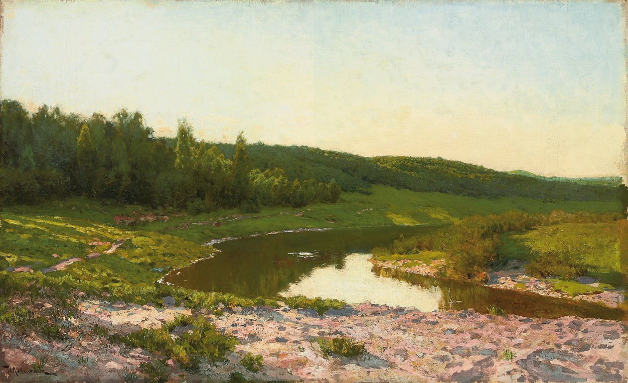 Al borde del agua de Isaak Ilyich Levitan