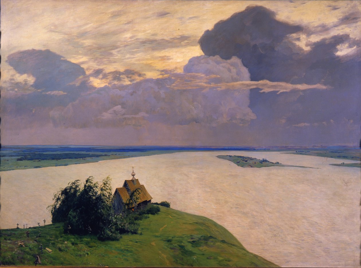 Sobre la Paz Eterna, 1894 de Isaak Ilyich Levitan