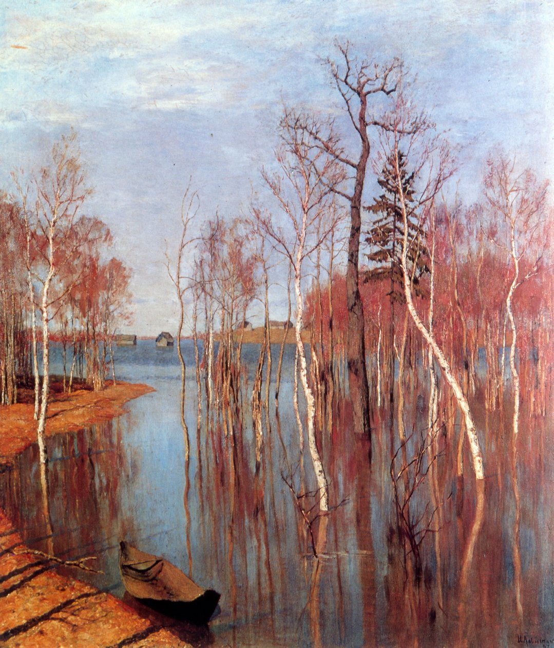 Inundaciones de primavera de Isaak Ilyich Levitan