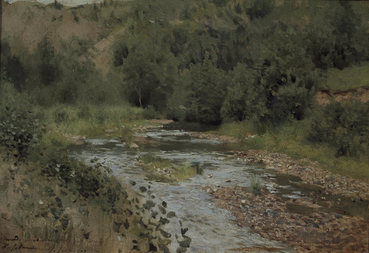 Arroyo, 1880s de Isaak Ilyich Levitan