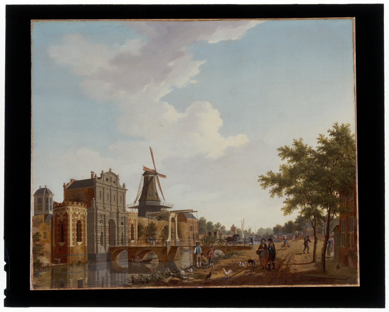 La Puerta Catharijne de Utrecht de Isaak Ouwater