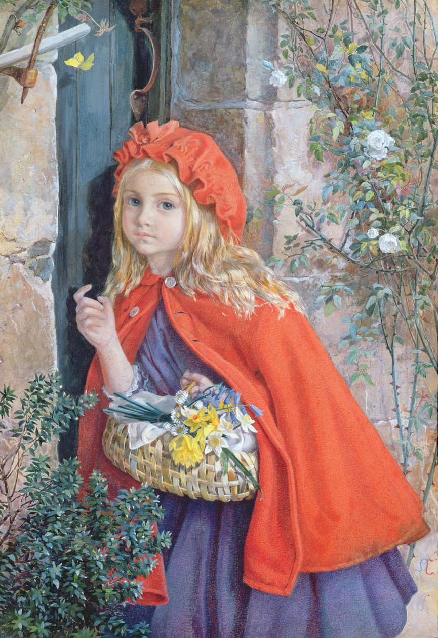 Caperucita Roja, 1862 de Isabel Oakley Naftel