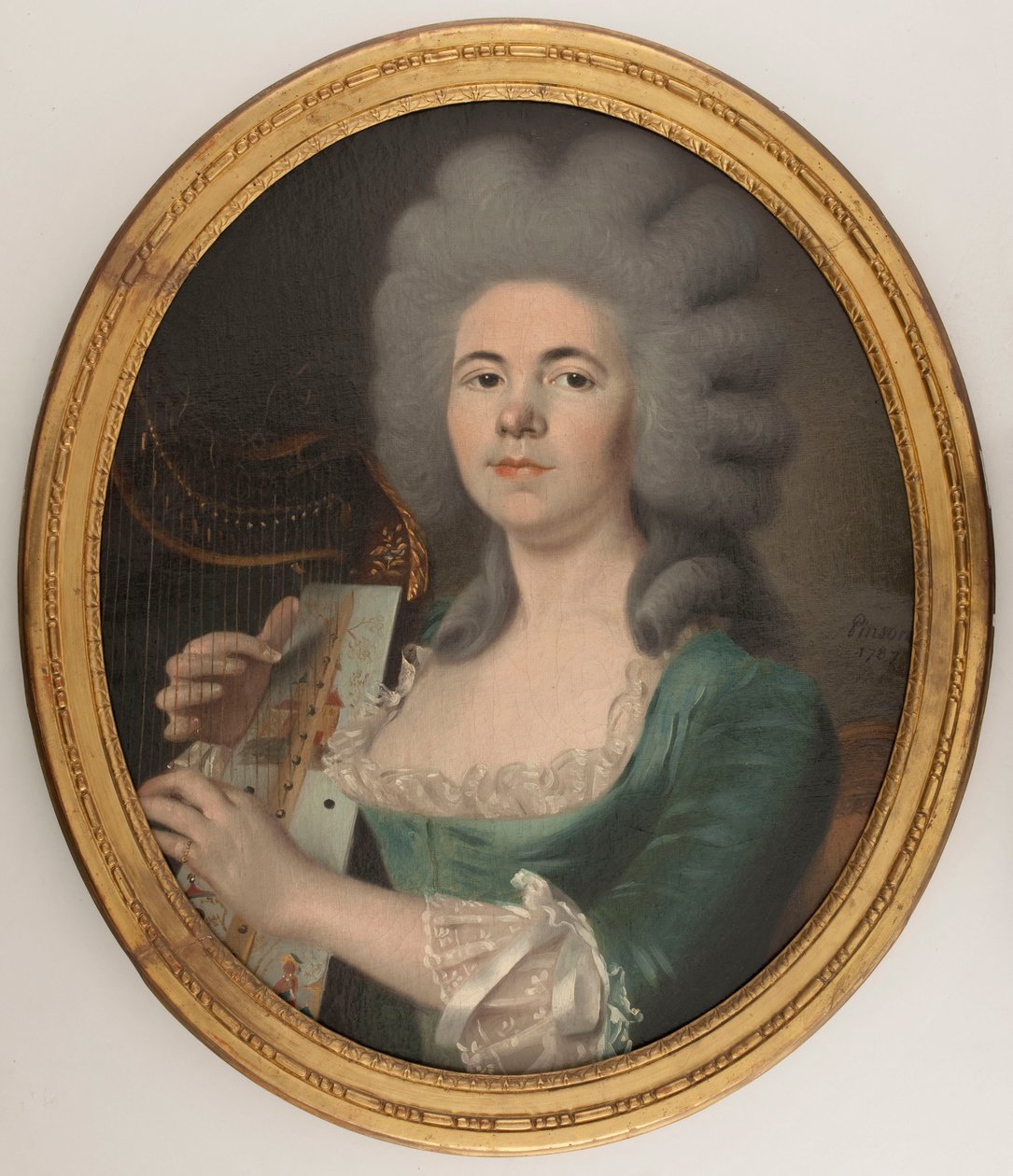 Retrato presuntamente de Rosalie Dugazon (1755-1821), cantante (óleo sobre lienzo) de Isabelle Pinson