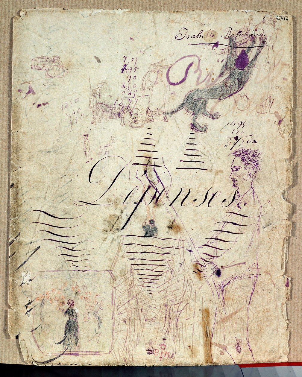 Arthur Rimbaud ayudando en la cosecha de Isabelle Rimbaud