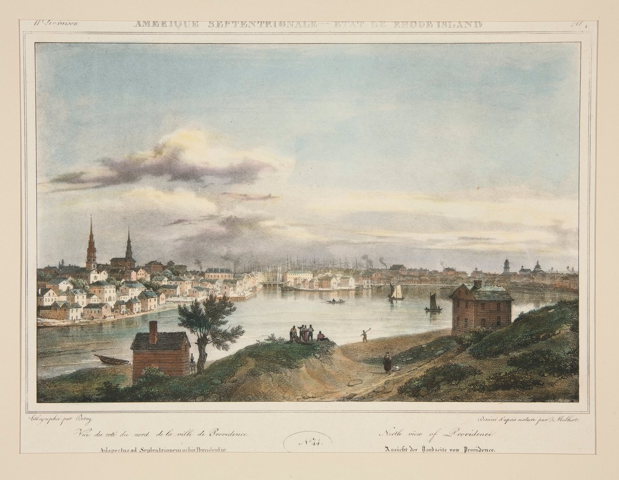 América del Norte - Estado de Rhode Island. nº 44, pl. 4 de Isidore Laurent Deroy