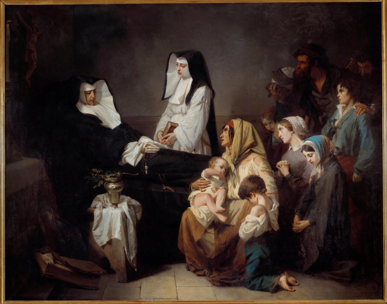 Muerte de una hermana de caridad de Isidore Pils