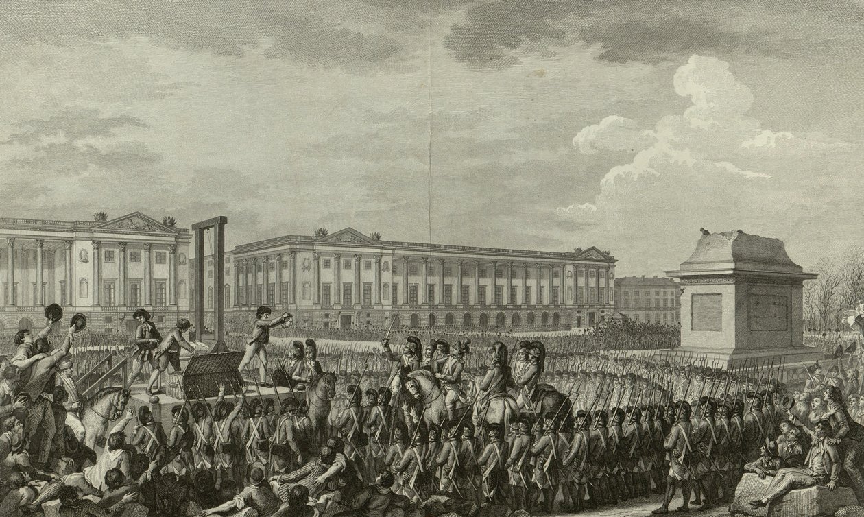 Ejecución de Luis XVI de Isidore Stanislas Helman