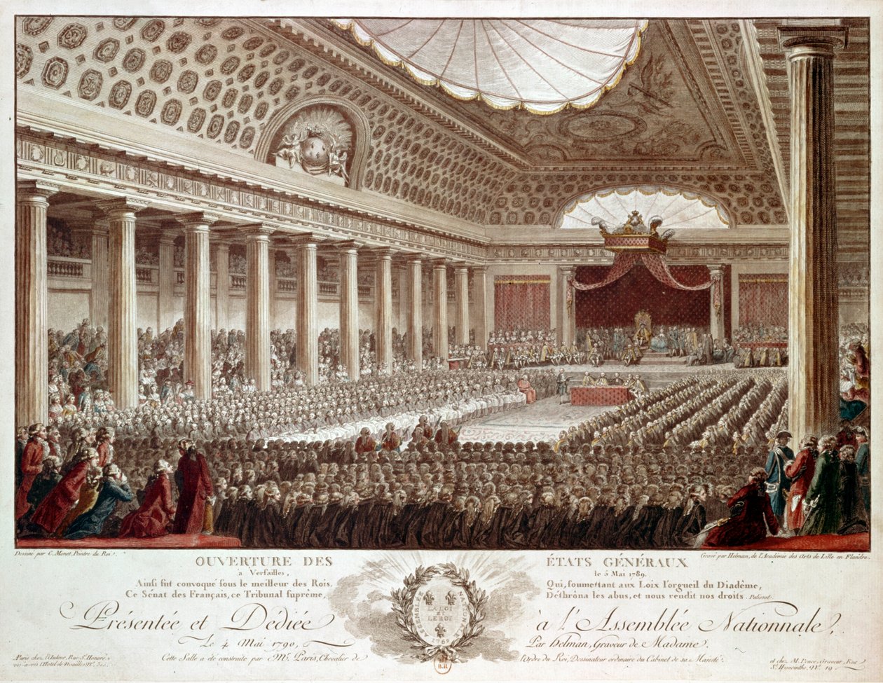 La apertura de los Estados Generales en Versalles ... de Isidore Stanislas Helman