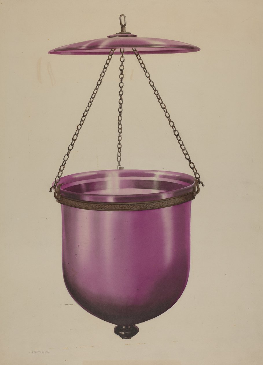 Lámpara colgante de Isidore Steinberg