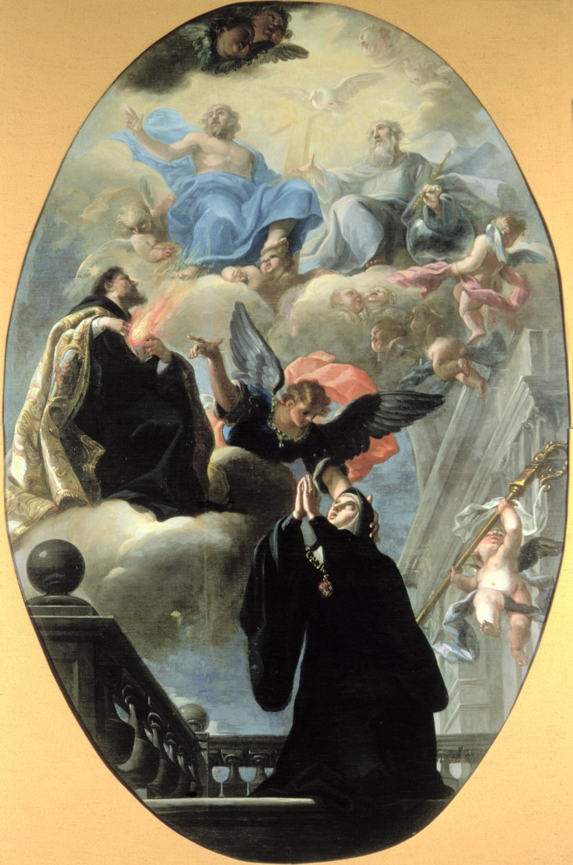 Visión de Santa Gertrudis de Isidoro Arredondo