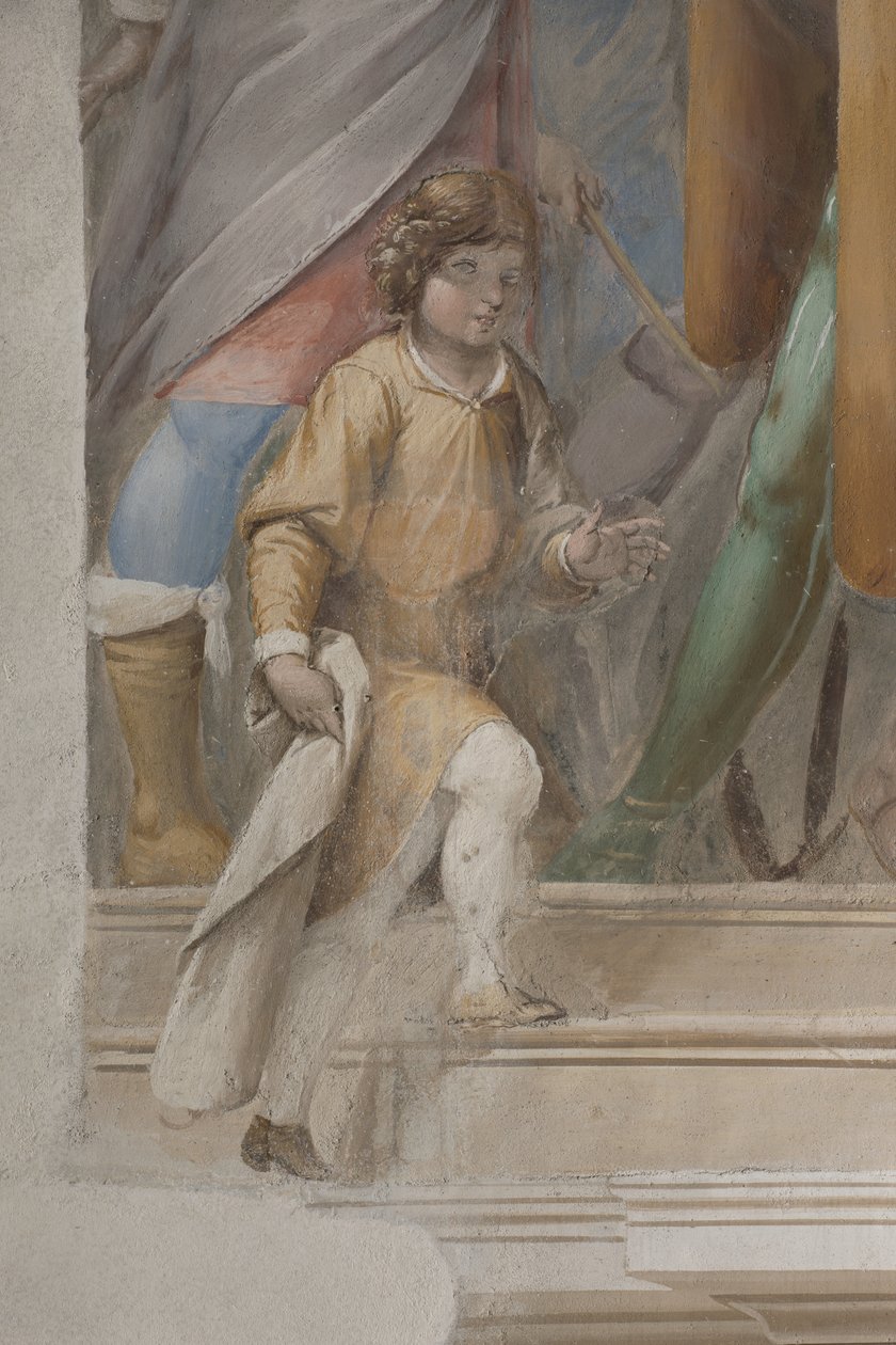 Detalle de El matrimonio de la Virgen María de Isidoro Bianchi
