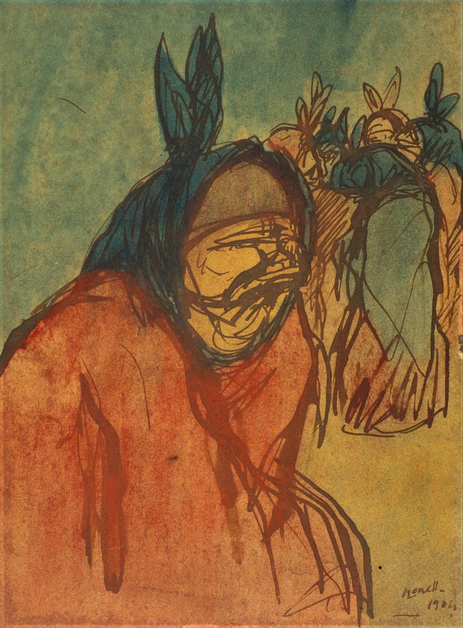 Grupo de cretenses en Boí de Isidre Nonell