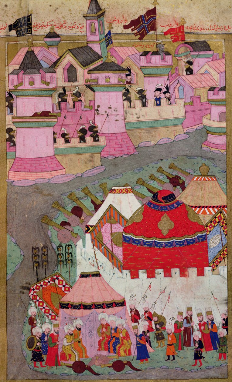 Sitio de Viena por Suleyman I (1494-1566) el Magnífico, en 1529, del 