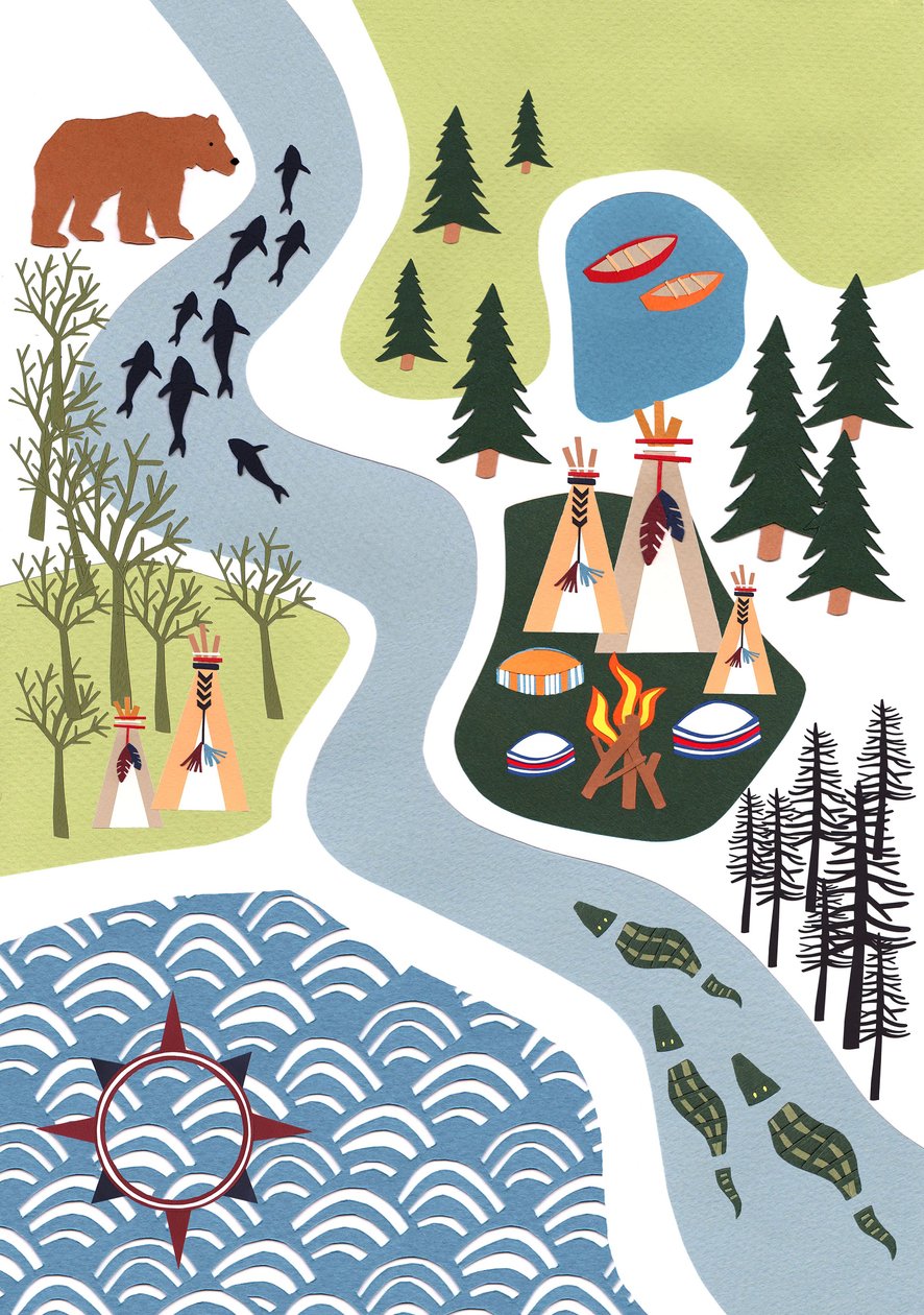 The Great Outdoors, 2016 papel de Isobel Barber