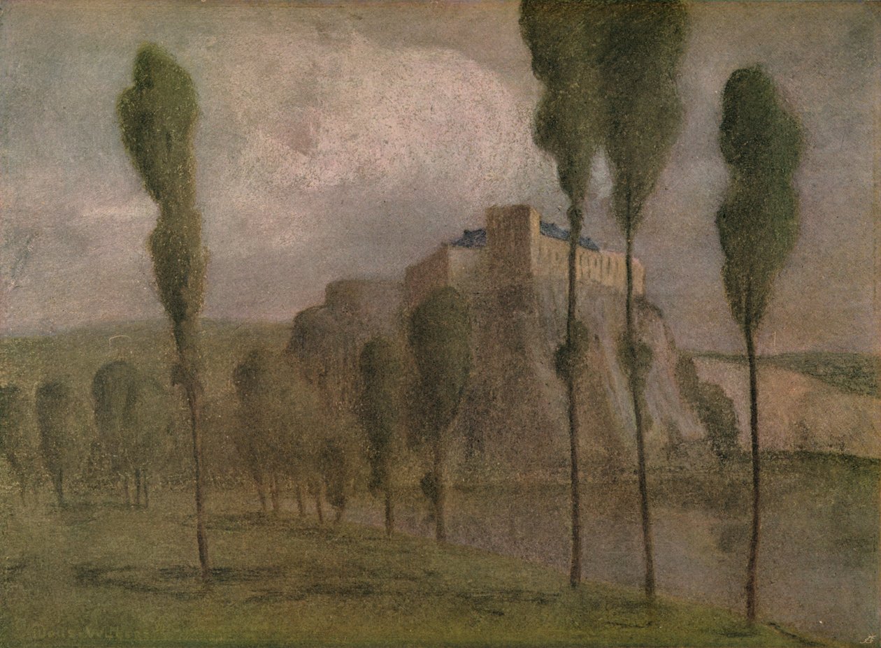 Un castillo del norte, c1900 de Isobelle Ann Dods Withers
