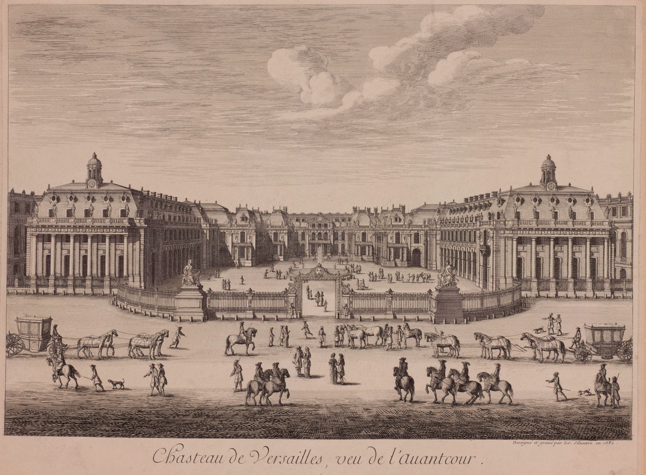 Versalles, 1682 de Israël Silvestre the Younger