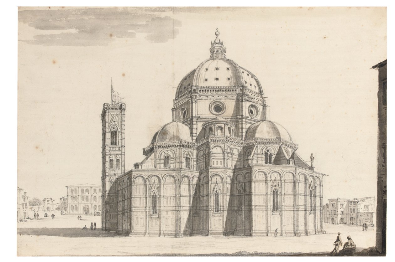 El Duomo y el Campanile, Florencia de Israel the Younger Silvestre