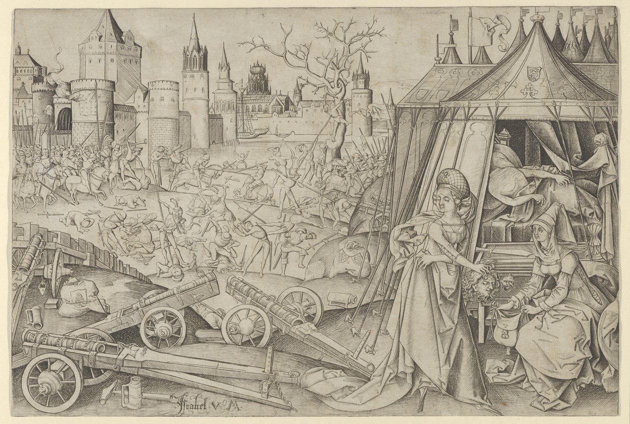 Judith con la Cabeza de Holofernes de Israhel van Meckenem