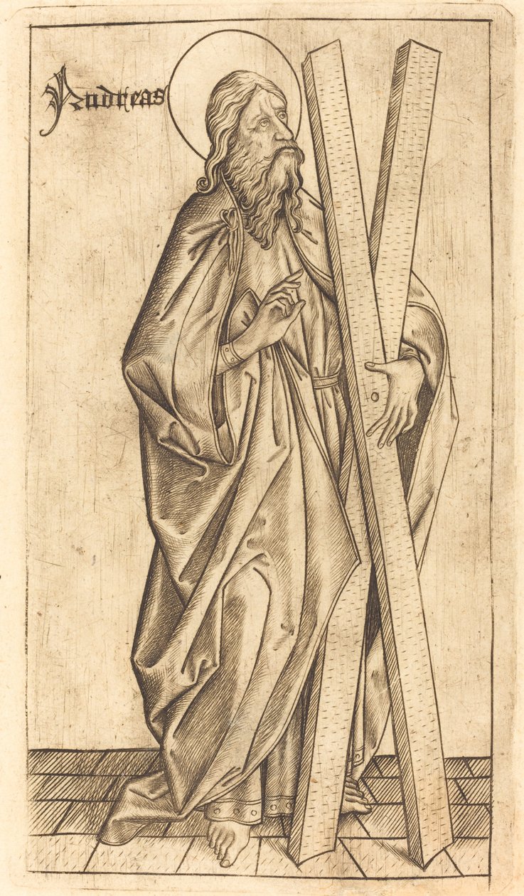 San Andrés, c. 1470-1480 de Israhel van Meckenem