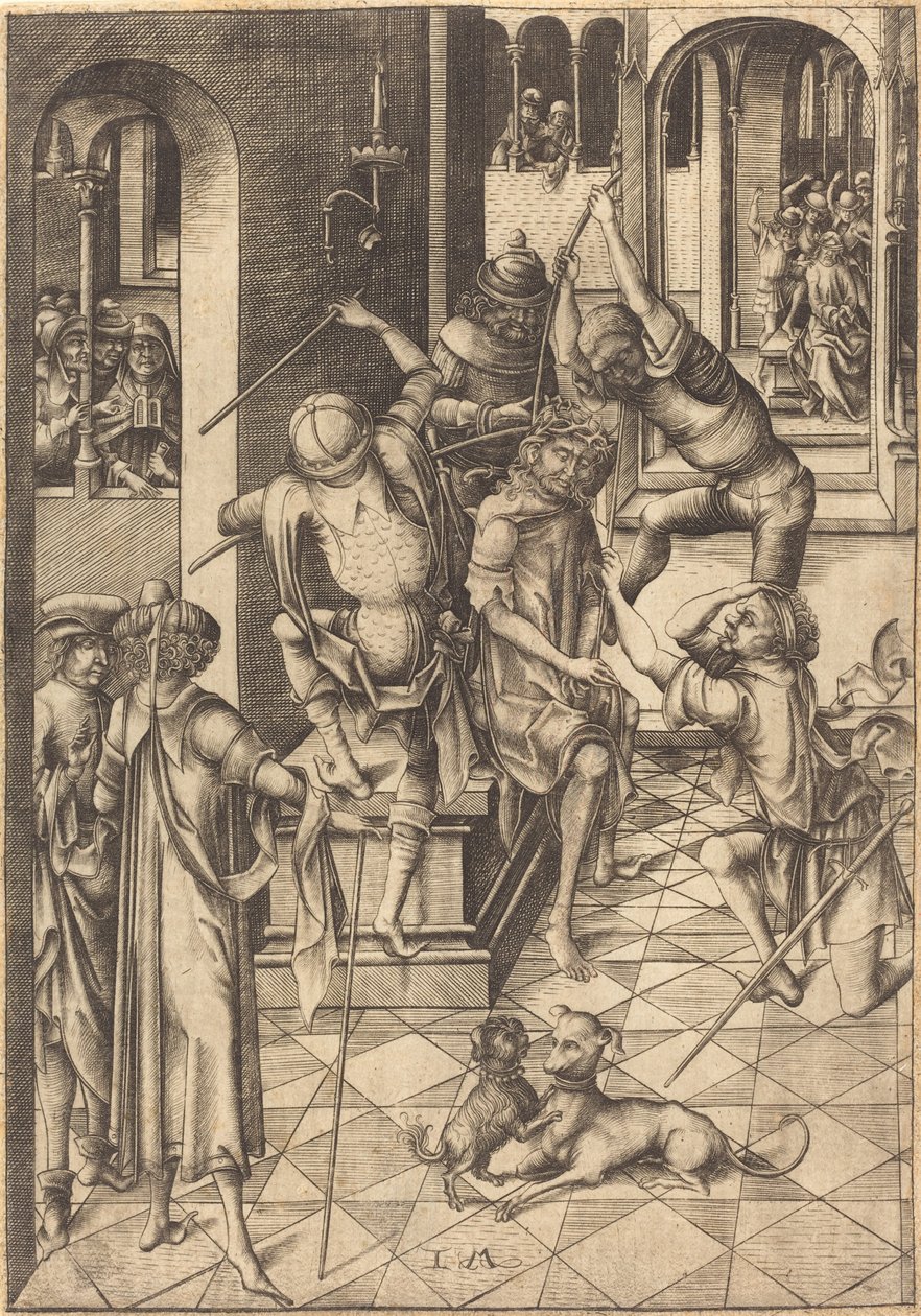 La Coronación de Espinas de Israhel van Meckenem